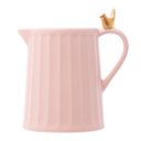 Ver imagem 2 de Leiteira de Cerâmica com Pássaro Colibri Dourado 200ml Rosa