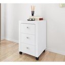 Ver imagem 7 de Gaveteiro Para Escritorio 03 Gavetas Me4108 Branco Branco