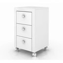 Ver imagem 1 de Gaveteiro Para Escritorio 03 Gavetas Me4108 Branco Branco
