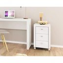 Ver imagem 3 de Gaveteiro Para Escritorio 03 Gavetas Me4108 Branco Branco