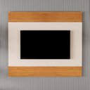 Ver imagem 2 de Conjunto Painel + Rack Sevilha Painel Off White/Naturalle Rack Naturalle Mavaular