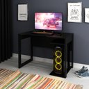 Ver imagem 2 de Mesa Gamer 105cm com 1 Prateleira e Porta CPU ME4161