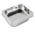 Ver imagem 1 de Conj 6 Cuba Gastronômica Em INOX GN 1/2x65 mm 3,8 Litros "SB"