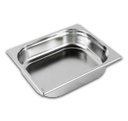Ver imagem 2 de Conj 6 Cuba Gastronômica Em INOX GN 1/2x65 mm 3,8 Litros "SB"