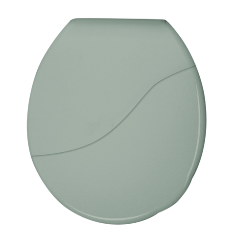Assento Tampa para Vaso Sanitário Oval Almofadado Bellart Cor Verde Malva Durín