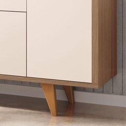 Buffet Melodia Off White Castanho - Hb Móveis - 4