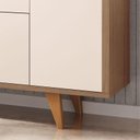 Ver imagem 4 de Buffet Melodia Off White Castanho - Hb Móveis