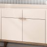 Buffet Melodia Off White Castanho - Hb Móveis - 3