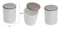 Ver imagem 6 de Kit 3 Puff Baú Banquinho Apoio Para Pés Organizador Porta Objetos BGPLASTICOS BGBP CINZA CIMENTO 004