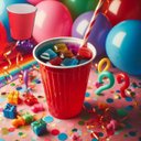 Ver imagem 5 de Kit de Papel Prato, Copo e Guardanapo Verde 40 Unidades e Vermelho 40 Unidades Silverfestas