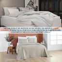 Ver imagem 4 de Cobri Leito de Luxo Super King London 200 Fios Bordado Inglês Nobless:caqui