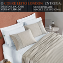 Ver imagem 2 de Cobri Leito de Luxo Super King London 200 Fios Bordado Inglês Nobless:caqui