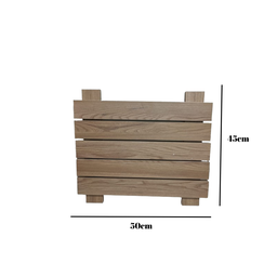 Painel Canaletado Modular 50x50 Cm Madeirado - 4