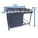 Ver imagem 5 de Fogão Industrial 6 Bocas Baixa Pressão 3QS 3QD P7 com Forno 126L