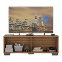 Ver imagem 4 de Rack para Tv até 50 Polegadas com 4 Portas Multimóveis Mp1072 Rustic/preto