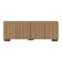 Ver imagem 5 de Rack para Tv até 50 Polegadas com 4 Portas Multimóveis Mp1072 Rustic/preto