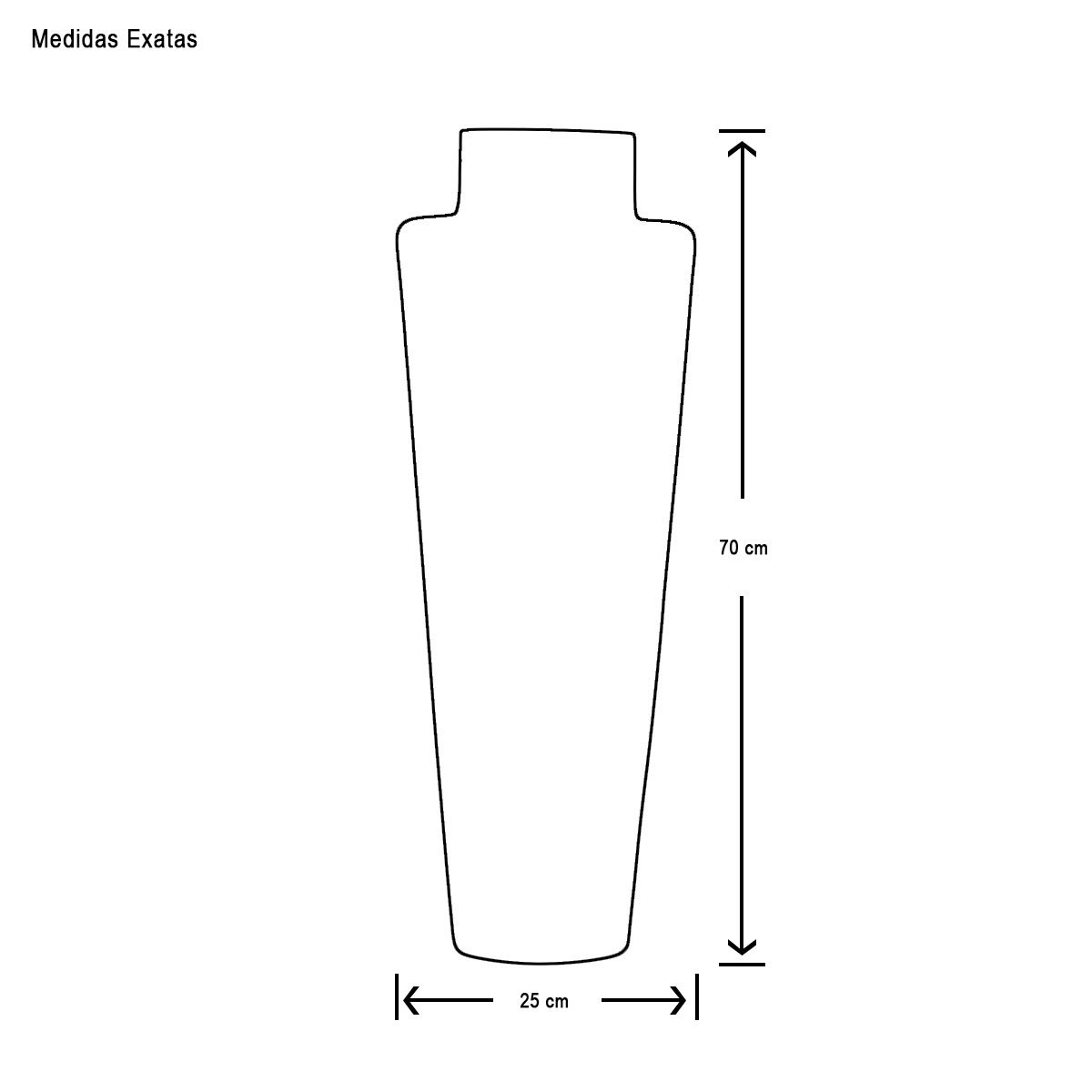 Vaso de Chão Branco Grande para Decoração em Cerâmica Paris Clássico - 2