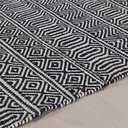 Ver imagem 2 de Tapete Kilim Anand 60x180 Preto Niazitex