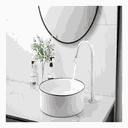 Ver mais imagens de Torneira Lavatório Luxo Link Quadrada com Bico Acionador Cromada 1/4 de Volta Concept Metais 1073 Li