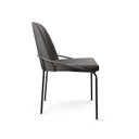 Ver mais imagens de Conjunto de Mesa Cone 100cm com 4 Cadeiras Maya Madeira Macica Preto