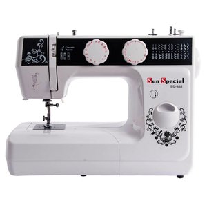 Máquina Costura Doméstica Ss-988 110V Mecânica Preta - Sun Special