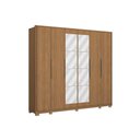 Ver imagem 2 de Guarda Roupa 6 Portas 2ESP Pés CB01T581 Kappesberg Can