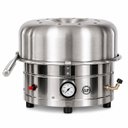 Ver imagem 1 de Forno de Pizza a Gás Alfa Suportel Inox 35cm com Pá Madeira N/a Inox
