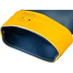 Bota Pvc 39/40 Azul/amarela Cano Médio Polaina sem Forro Vonder - 10