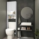 Ver imagem 7 de Armário Banheiro C/ Led P/ Vaso Sanitário Multimóveis Branco