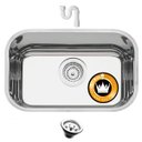 Ver imagem 1 de Cuba Aço Inox 304 American Steel N°1-19 Funda 47x30x19