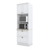 Torre Quente 2 Portas 2 Gavetas 2 Nichos para Forno Emily  - 3