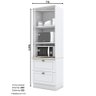 Torre Quente 2 Portas 2 Gavetas 2 Nichos para Forno Emily  - 4