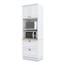 Ver imagem 3 de Torre Quente 2 Portas 2 Gavetas 2 Nichos para Forno Emily