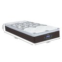 Ver imagem 6 de Cama Box Baú Solteiro Colchão Gazin Molas Ensacadas com Euro In