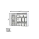 Ver imagem 4 de Armário Aéreo 3 Portas 120cm Emily