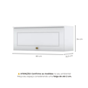 Ver imagem 4 de Armário Aéreo 1 Porta Basculante 80cm Emily 