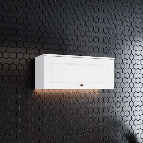 Armário Aéreo 1 Porta Basculante 80cm Emily 