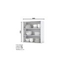 Ver imagem 4 de Armário Aéreo 2 Portas 80cm Emily