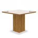 Ver imagem 3 de Conjunto De Mesa Londres Imbuia / Off White 4 Cadeiras Roma