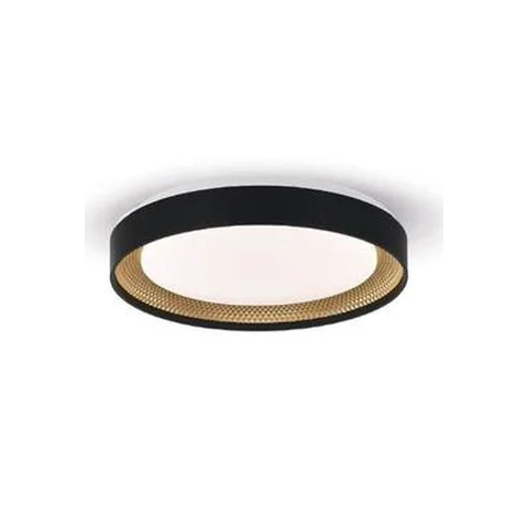 Plafon Led Cygnus Preto 27w 38cm Bivolt 3em1 Nitrolux