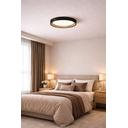 Ver imagem 2 de Plafon Led Cygnus Preto 27w 38cm Bivolt 3em1 Nitrolux
