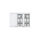 Ver imagem 2 de Armário Aéreo 3 Portas de Vidro 120cm Emily