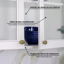Ver imagem 7 de Armário Aéreo 3 Portas de Vidro 120cm Emily