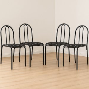 Conjunto 4 Cadeiras para Cozinha e Sala de Jantar