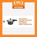 Ver imagem 2 de Kit - 2 Panelas De Pressão 4,5 Vancouver Grafite - Tramontina