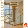 Lustre Pendente Nitrolux Acr-201d Dourado Led Bivolt - 5