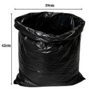 Ver imagem 2 de Kit 6 Pacotes Sacos de Lixo Preto Reciclado Resistente Reforçado 30 Litros 59cm x 62cm Pacote com 20