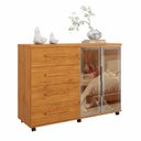 Ver imagem 2 de Comoda Lady Reflecta Nature com Rodizios Marrom