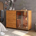 Ver imagem 1 de Comoda Lady Reflecta Nature com Rodizios Marrom