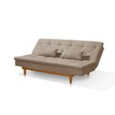 Ver imagem 6 de Sofá Cama 3 Lugares em Suede Tokio Yescasa